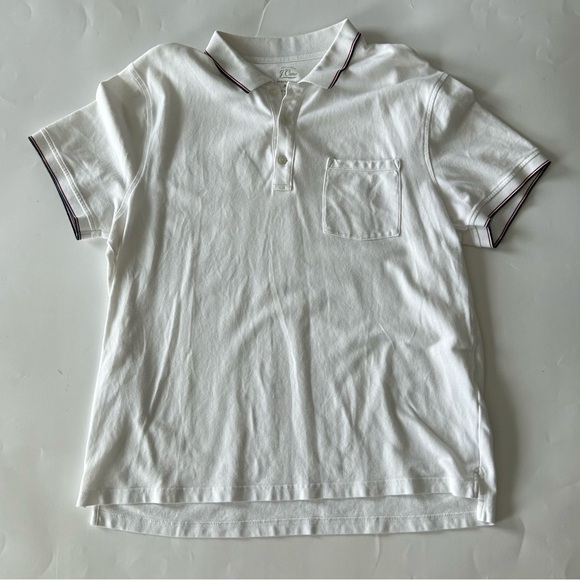 J.Crew Men's Stretch Pique Knit Polo 98% Cotton Size XL EUC - Picture 1 of 7